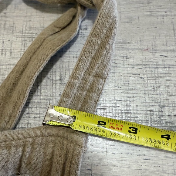 SO Olive Green Textured Shortalls Size Small - Picture 6 of 13